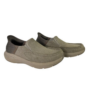 Skechers Mens Size 10.5 Hands Free Slip-ins Parson Dewitt Shoes Taupe